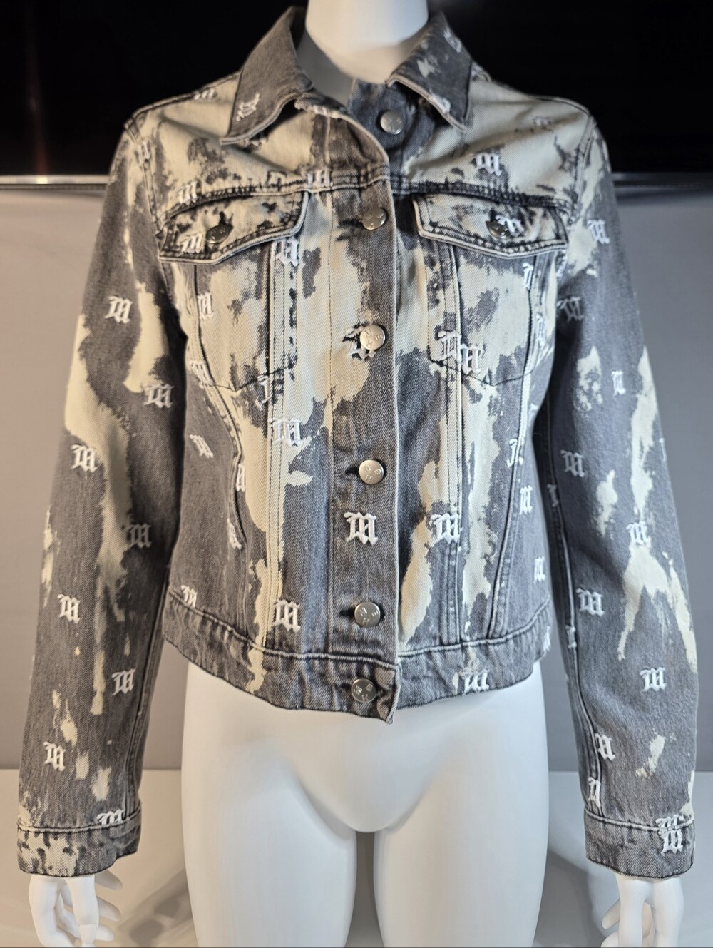 MISBHV Acid Monogram Denim Jacket